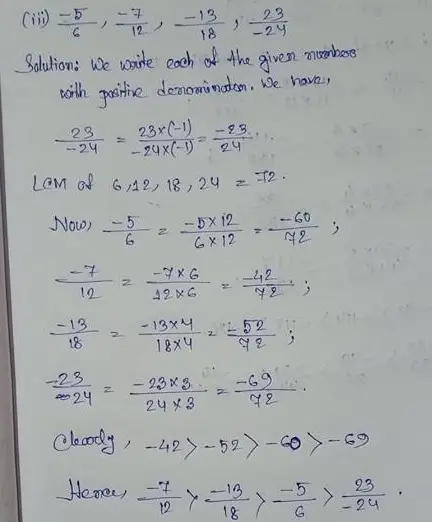 RS Aggarwal Class 8 Math First Chapter