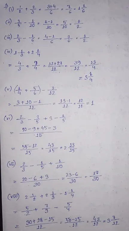 7th Grade Bodmas Fractions Worksheets - Preschool & K Worksheets