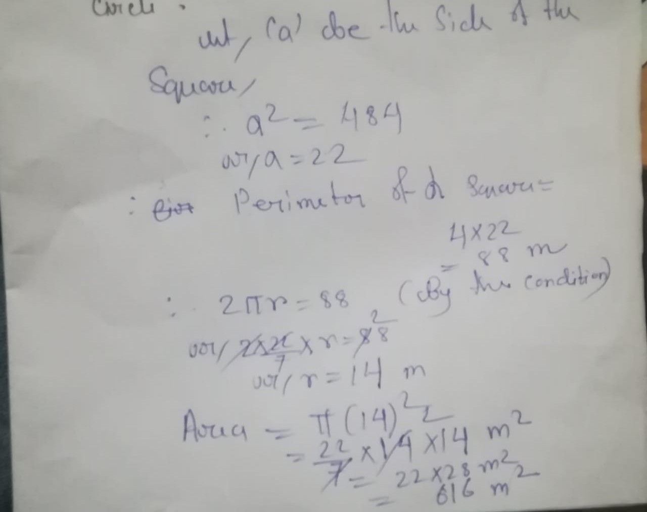 S Chand Icse Mathematics Class 9 Solution Seventeenth Chapter Circle Circumference And Area Exercise 17b O P Malhotra S K Gupta Anubhuti Gangal