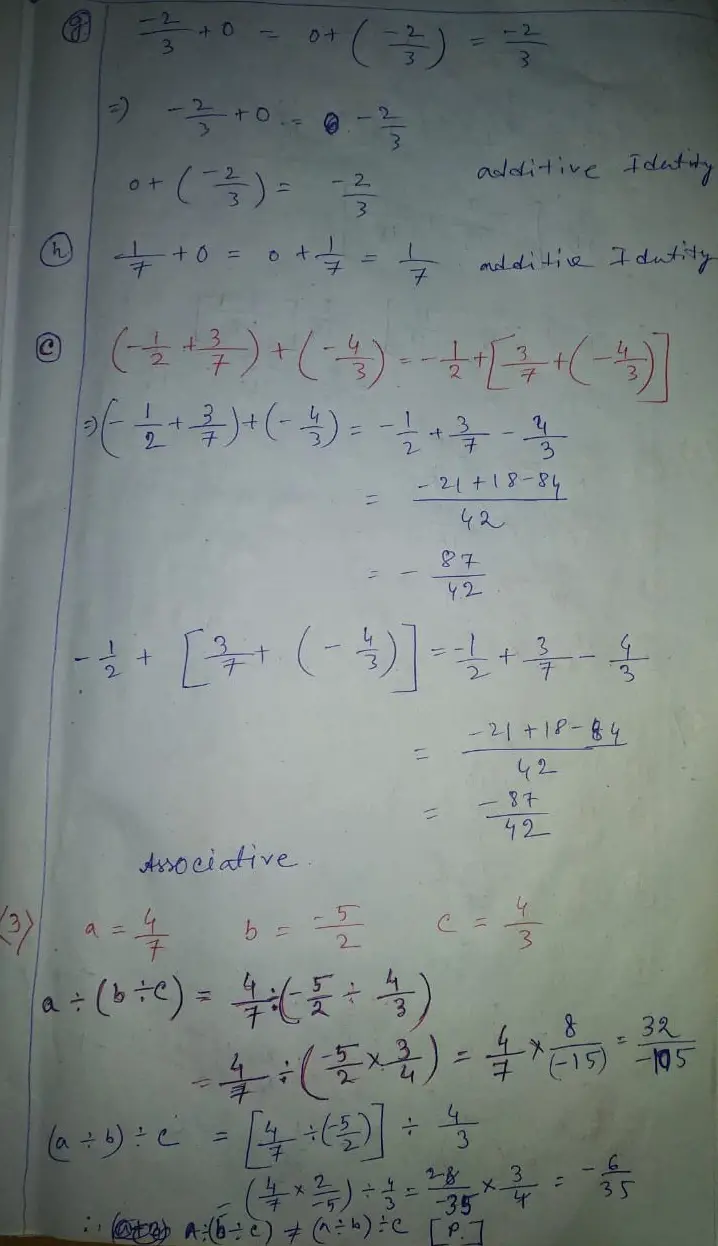New Learning Composite Mathematics Class 8 Sk Gupta Anubhuti Gangal Rational Numbers Chapter 1d Solution