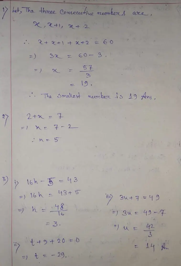case study questions on algebra for class 6