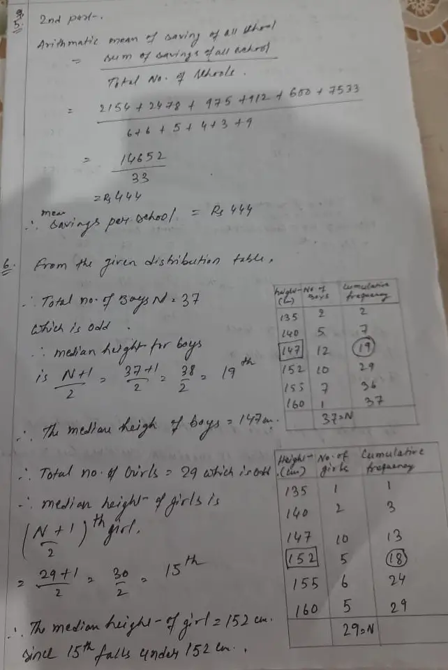 telangana scert class 9 math solution chapter 9 statistics