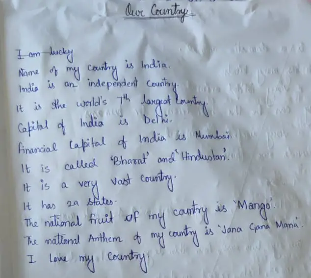 about our country india