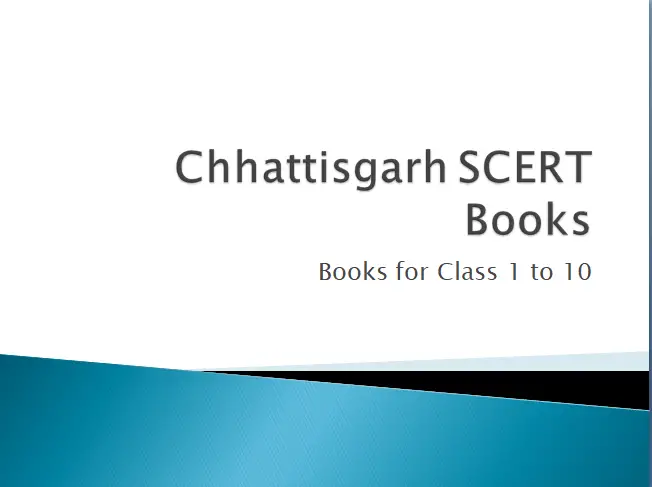 Chhattisgarh SCERT Books