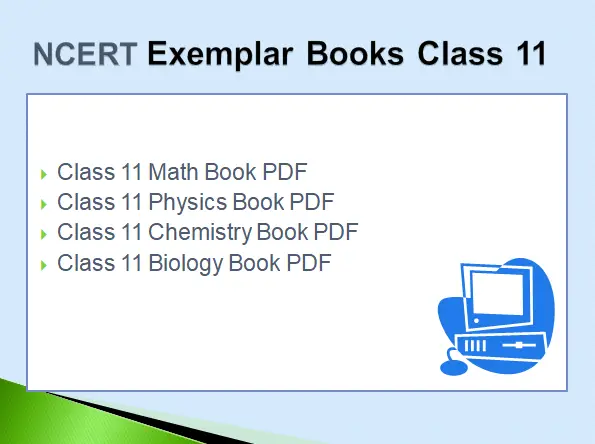 NCERT Exemplar Book Class 11
