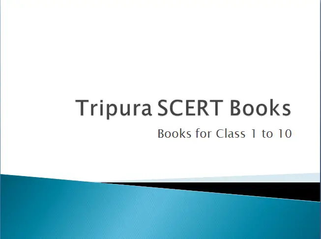 TRIPURA SCERT Books