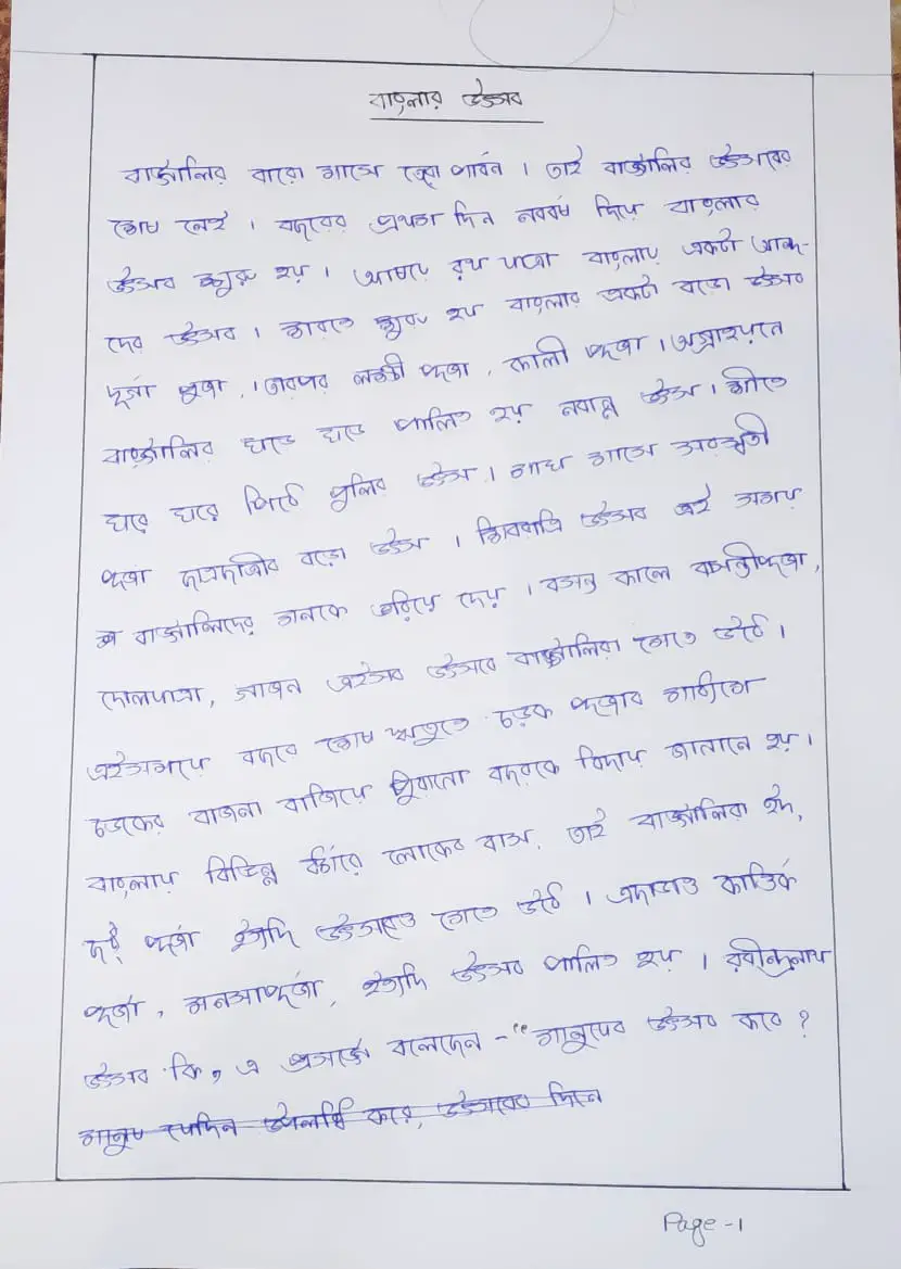essay on computer in bengali