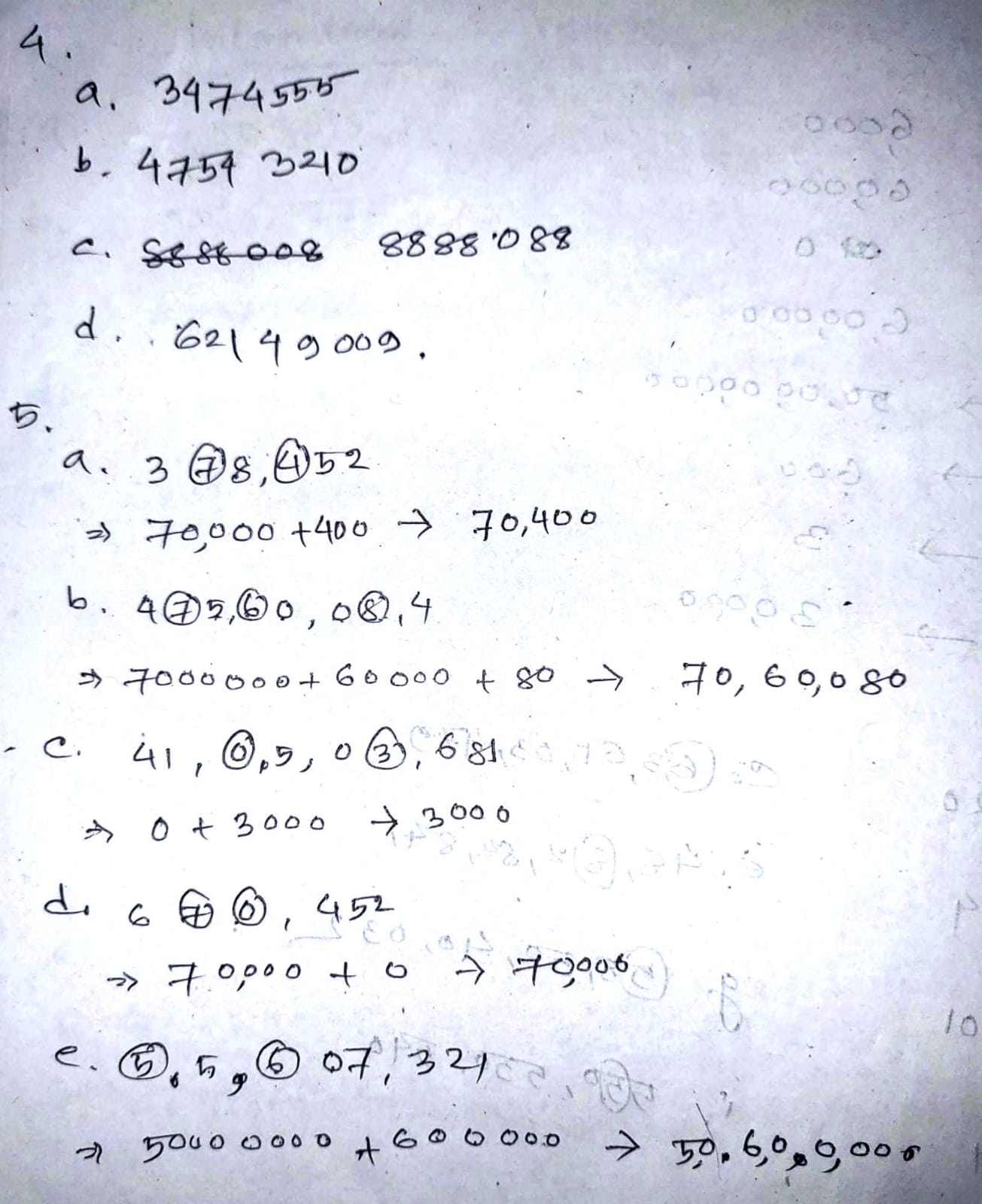 Frank Learning Maths Class 5 Solutions Chapter 1 Number and Numeration ...