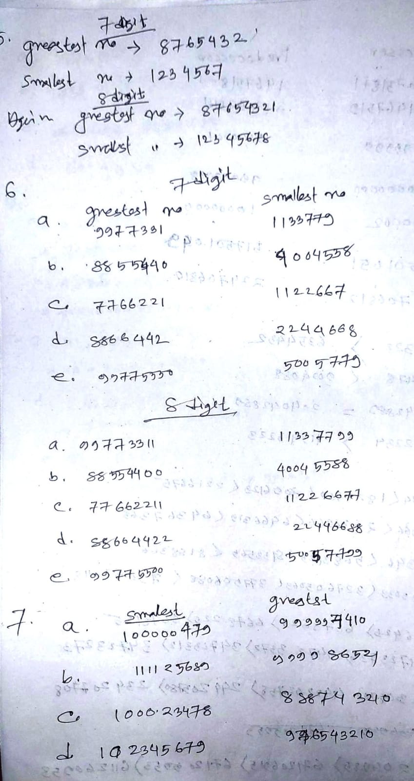 Frank Learning Maths Class 5 Solutions Chapter 1 Number and Numeration ...