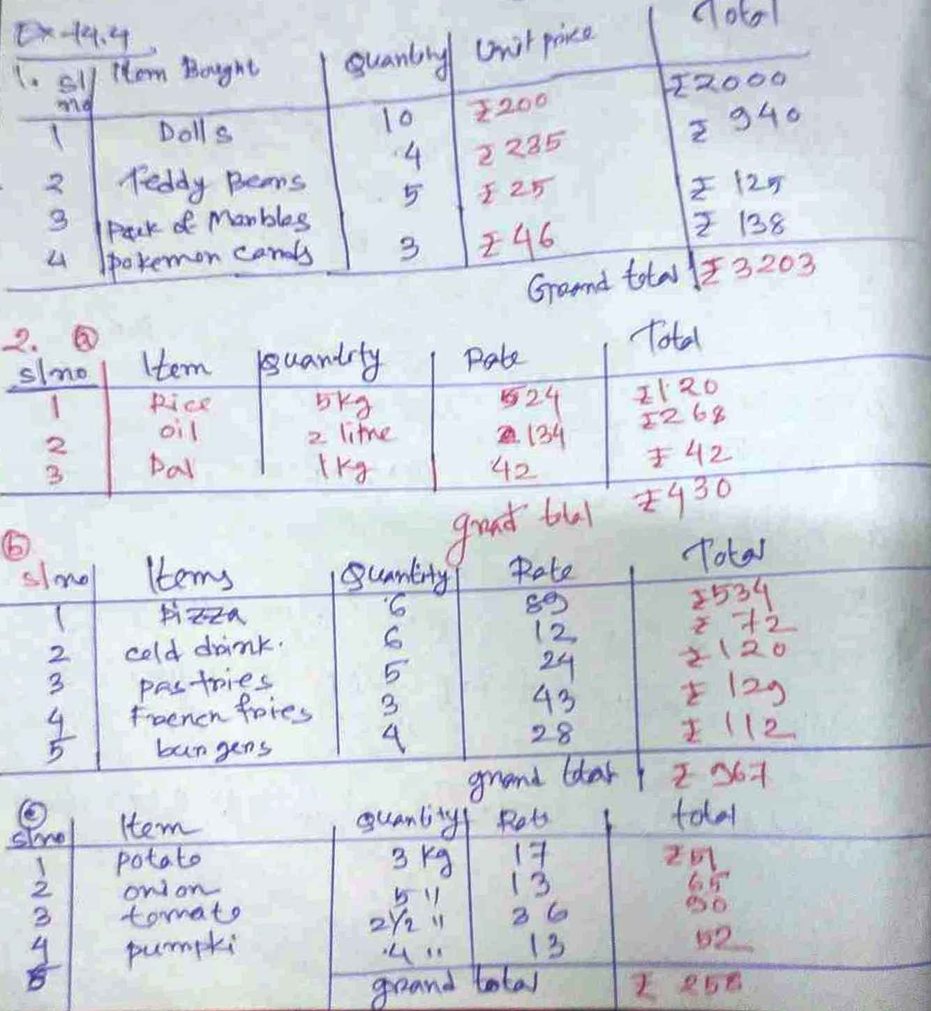 Frank Learning Maths Class 4 Solutions Chapter 14 Money Exercise 14.4