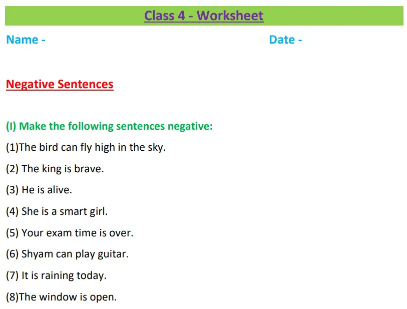 negative-sentences-class-4-worksheet-fill-in-the-blanks-change-the-imperative-sentences-into