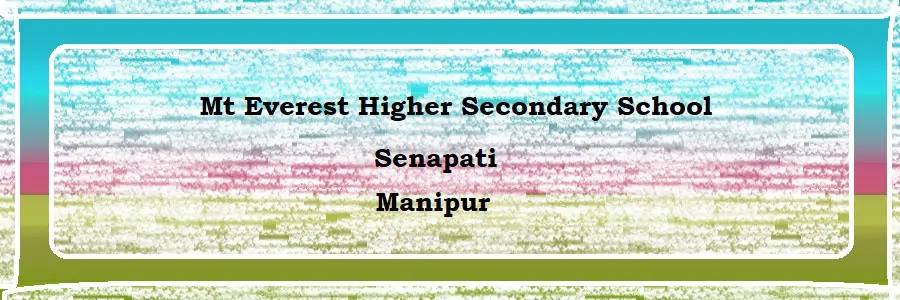 Mt Everest Higher Secondary School, Senapati Admission