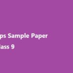 DPS Admission Test  Paper Class 9