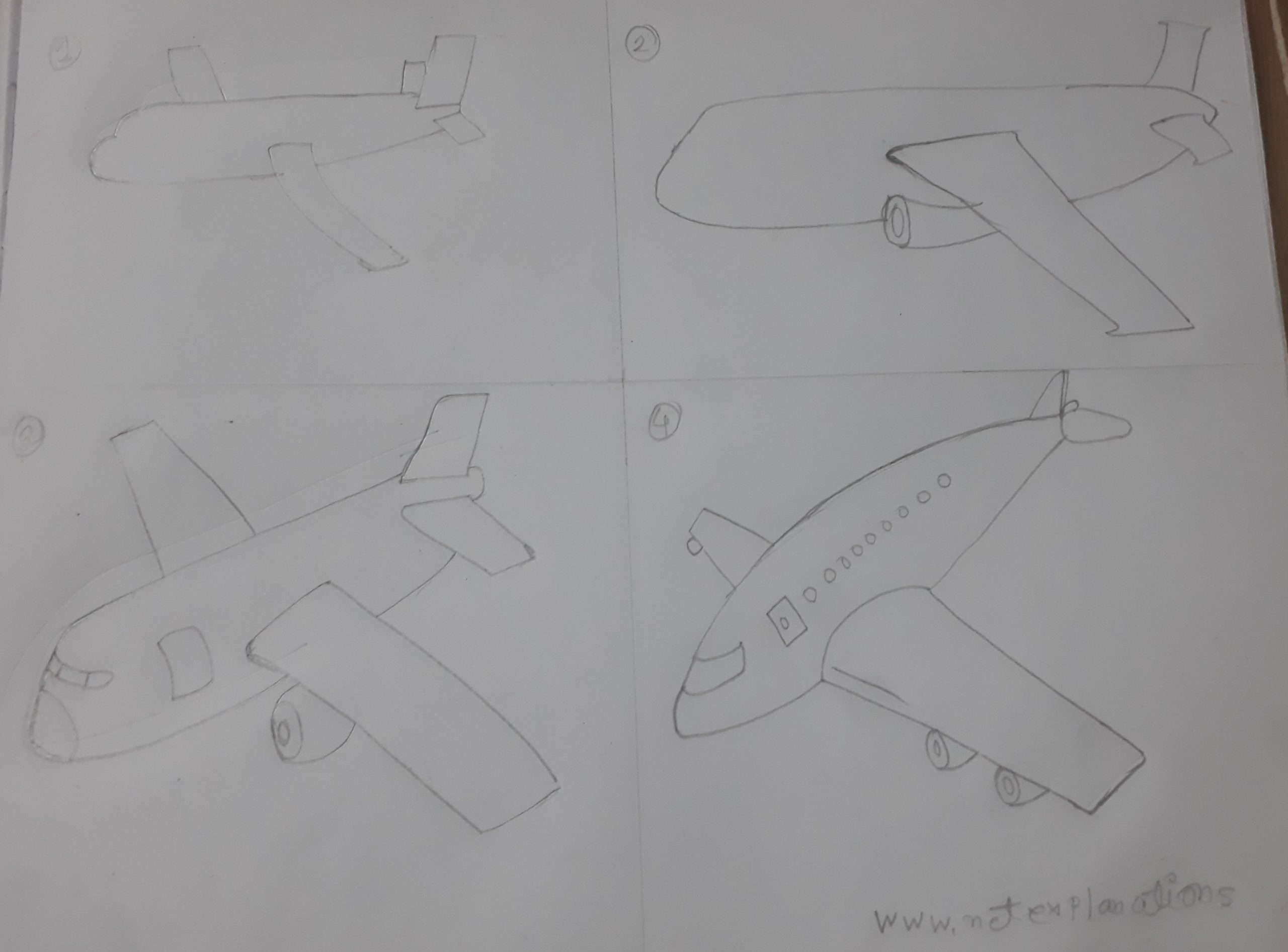 Airplane Easy Step by Step Easy drawings for beginners Airplane drawing  Drawings Aeroplane Cartoon HD wallpaper  Pxfuel