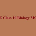 icse class 10 biology mcq