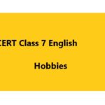 Assam scert class 7 english hobbies