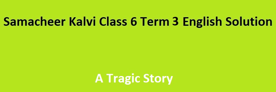 Samacheer Kalvi 6th English Term 3 Poem Solutions Chapter 2 A Tragic Story 
