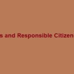 Values and Responsible Citizenship article writing