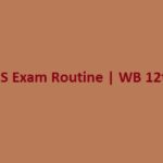 West Bengal HS exam routine