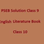 pseb class 9 english literature book