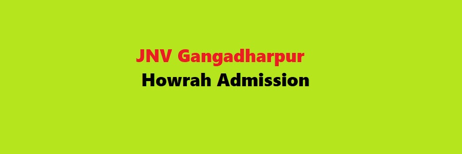 JNV Gangadharpur Howrah Admission