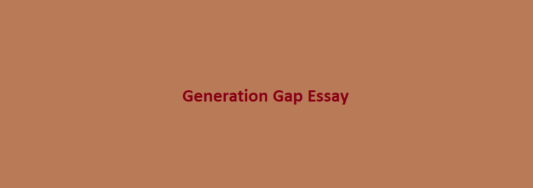 generation gap essay for class 12