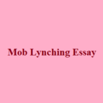 essay on mob lynching in 250 words