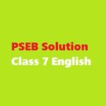 PSEB Solution Class 7 English