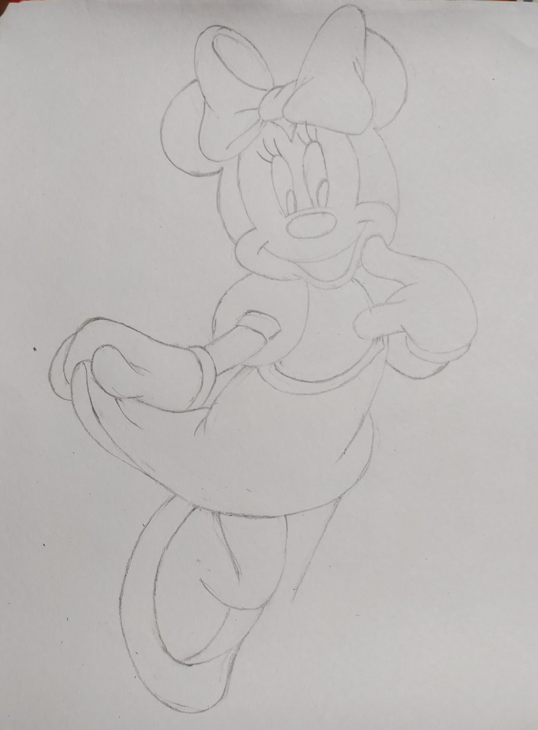 How to draw a Micky Mouse Step by Step