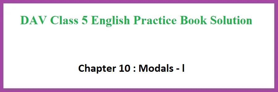 dav class 4 english practice book solutions pdf chapter 5