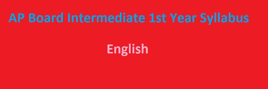 AP Board Intermediate 1st Year English Syllabus