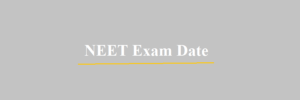 Neet exam all important dates