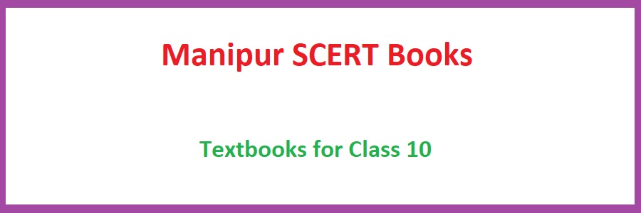 Manipur SCERT Books Class 10