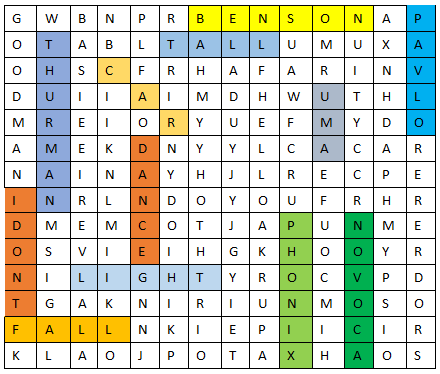 Free Printable Word Search 'Song Titles Puzzle' Worksheet