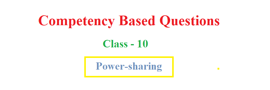 Power-sharing competency