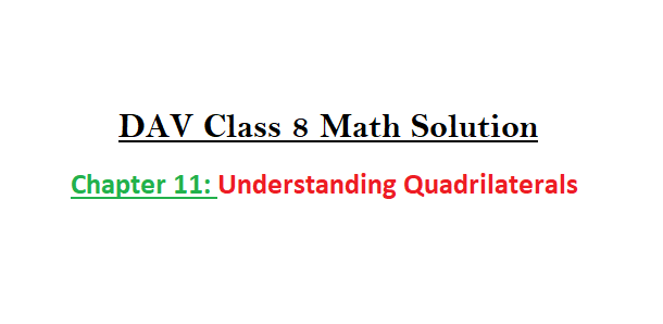 DAV 8 understanding quadrilaterals