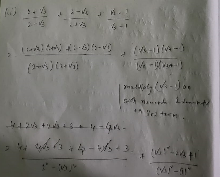 Chhattisgarh Class 9 Maths Solution Chapter 2 Real Numbers Exercise 2.2