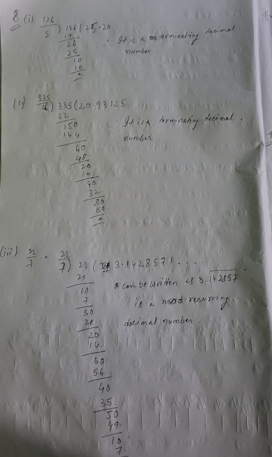 Chhattisgarh Class 9 Maths Solution Chapter 2 Exercise 2.1