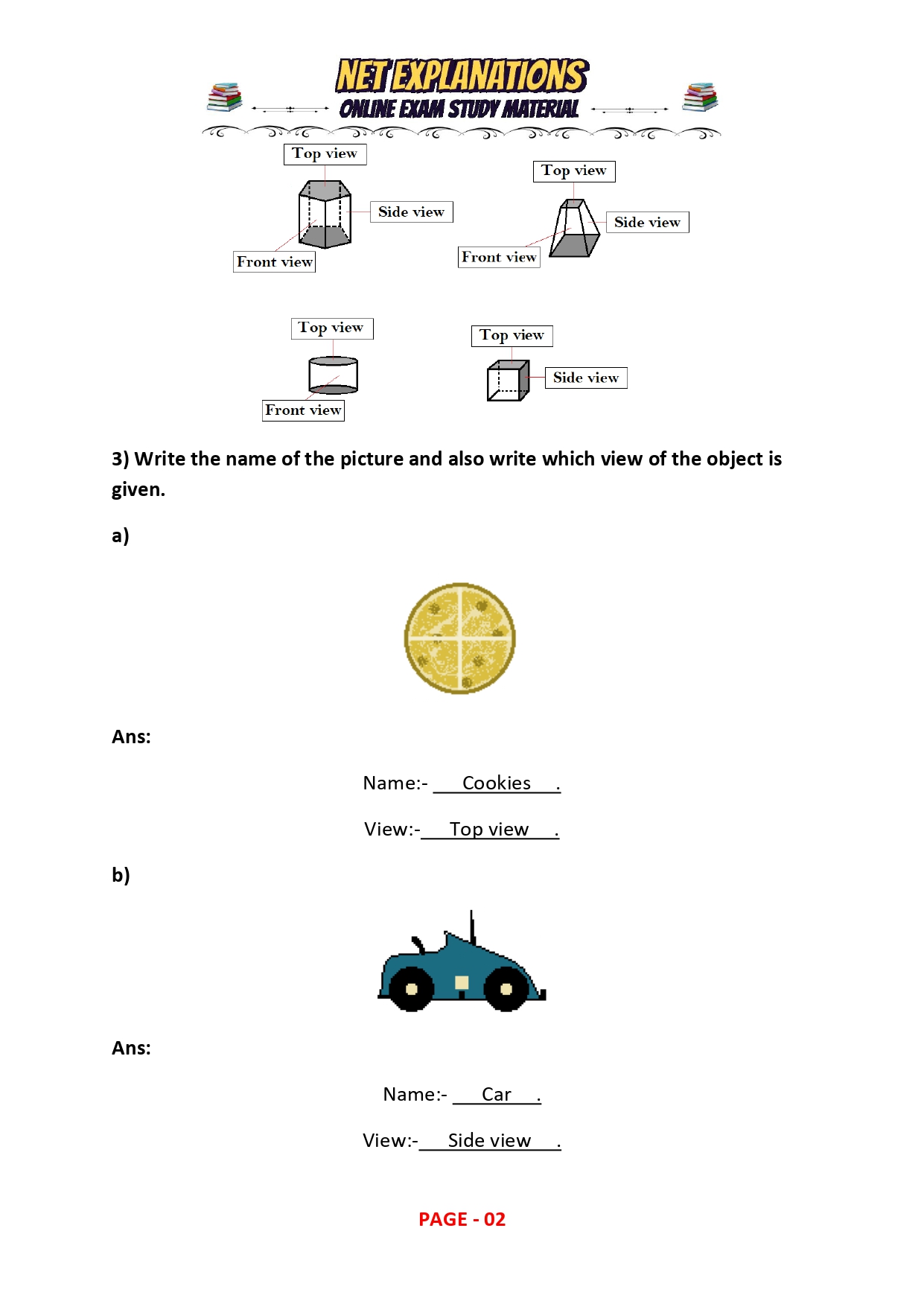 Hide and Seek Class 4 Extra Questions and Answers