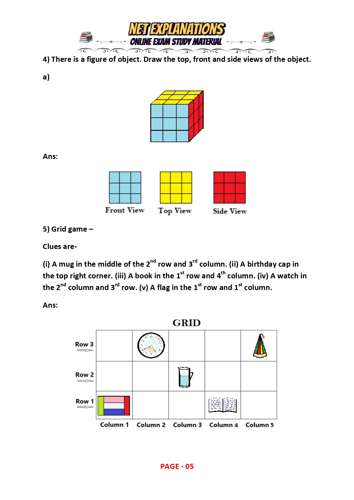 Hide and Seek Class 4 Extra Questions and Answers